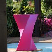 Vaso Design - 55x55 x A.100cm -  Fucsia